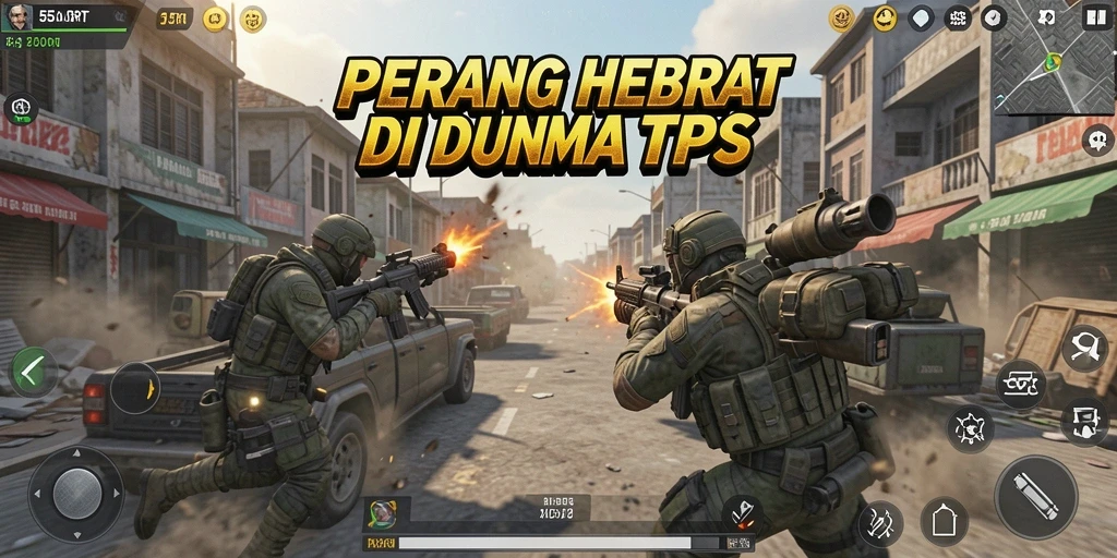 Gameplay seru di 55RT yang penuh aksi dan strategi.