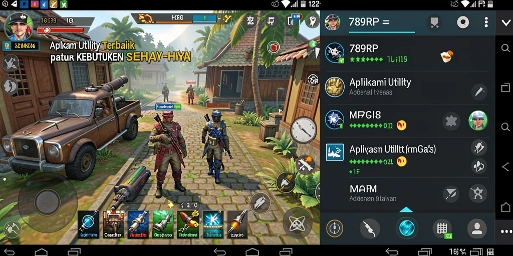 Screenshot utama 789RP menampilkan antarmuka aplikasi Utility yang intuitif.