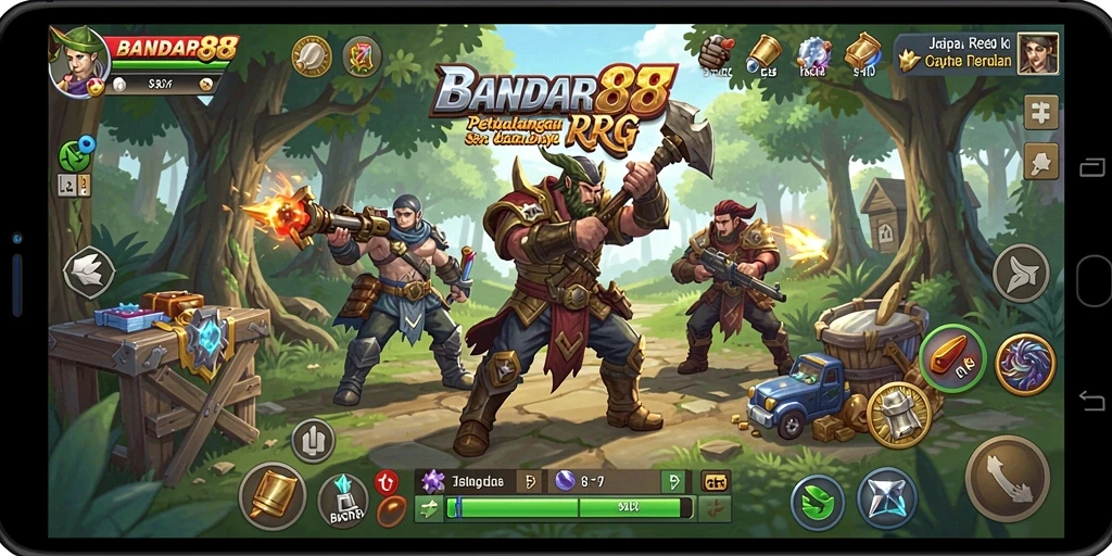 Gambaran gameplay menarik dalam <strong>BANDAR88</strong> saat bertarung melawan monster.
