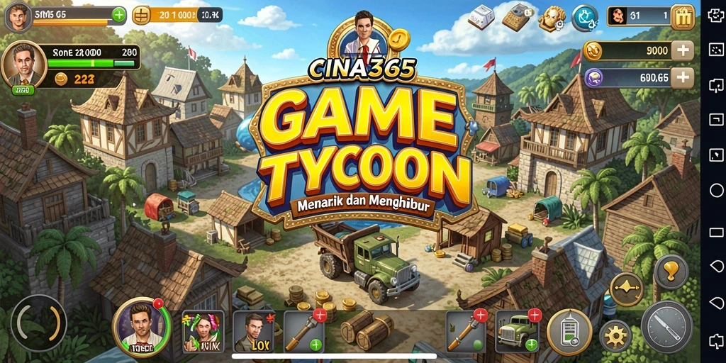 Tampilan gameplay CINA365 yang menantang dan penuh strategi.