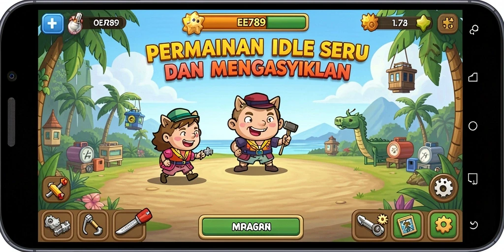 Tampilan gameplay seluler yang menawan dan menarik di EE789.