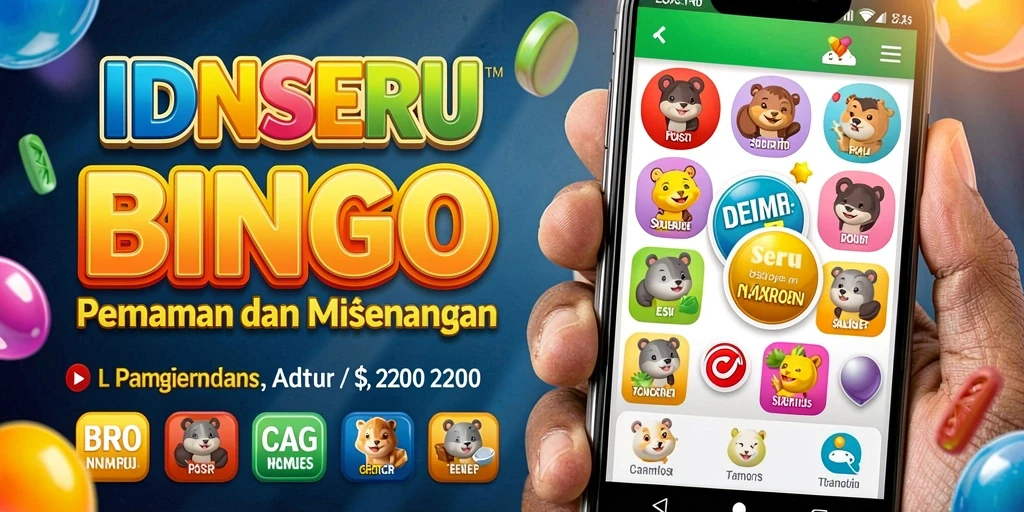Tampilan gameplay IDNSERU yang menarik dan penuh warna.