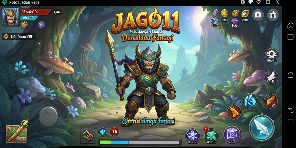 Gameplay seru JAGO11 dengan dunia fantasi yang menakjubkan.
