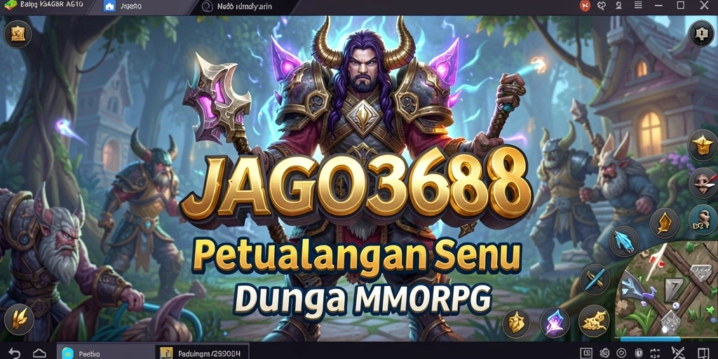 Screenshot gameplay JAGO368 menampilkan aksi seru dalam dunia MMORPG.