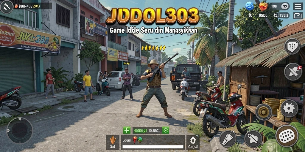 Tampilan gameplay menarik JUDOL303 yang penuh warna.