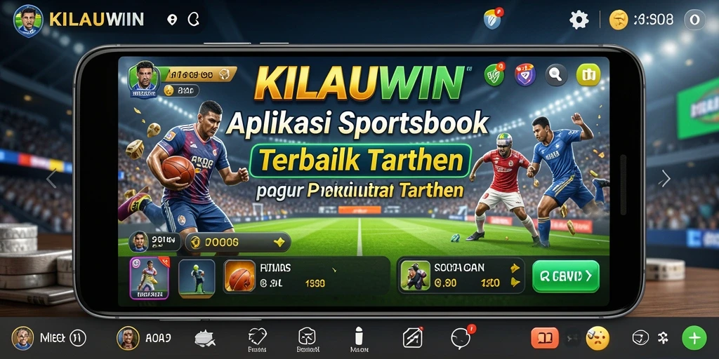 Tampilan utama KILAUWIN menunjukkan interface menarik untuk pemasangan taruhan.
