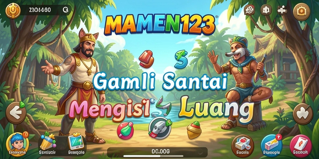 Tampilan gameplay seru dan menghibur dari MAMEN123.