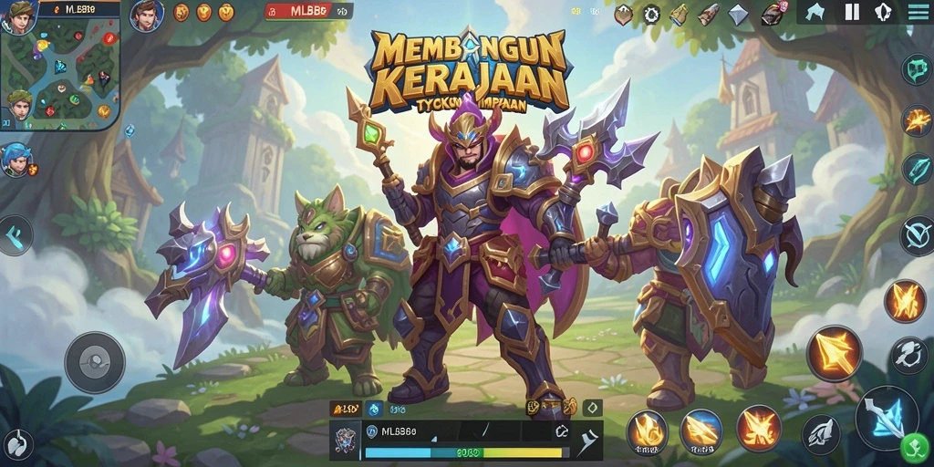 Tampilan gameplay yang menarik dengan berbagai elemen Tycoon.