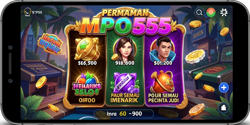 Tampilan gameplay menarik dari game Slot MPO555.
