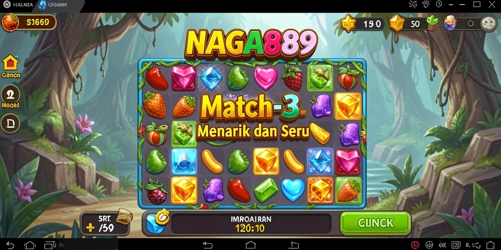 Tampilan gameplay NAGA889 yang seru dan menantang.