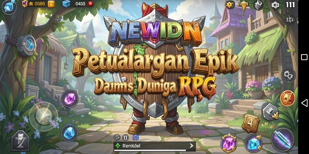 Tampilan gameplay RPG yang mendebarkan di <strong>NEWIDN</strong>.