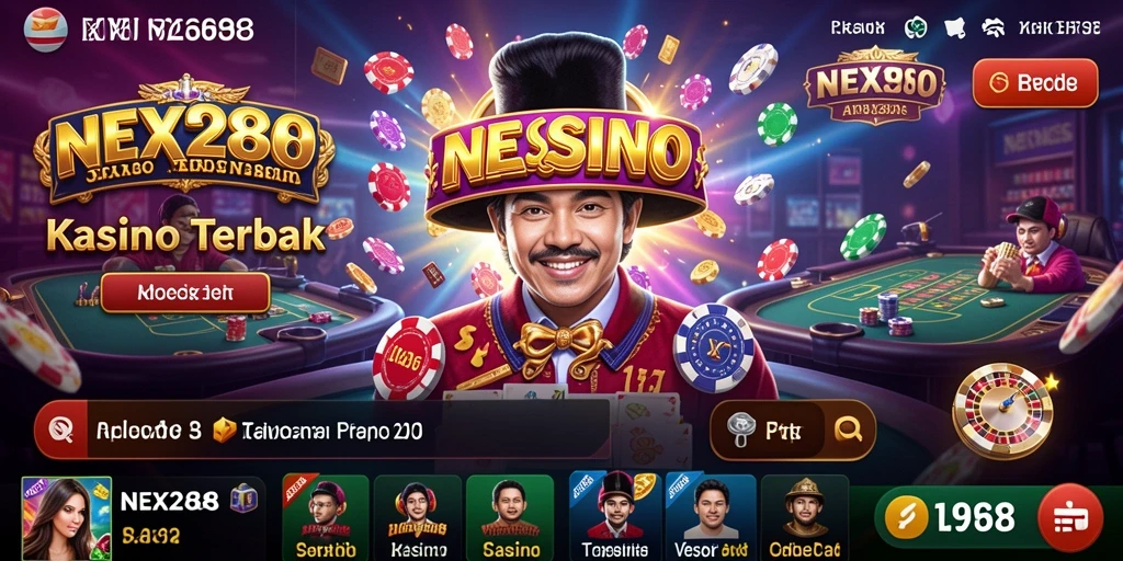 Tampilan gameplay seru di aplikasi NEX288 untuk pengalaman Kasino terbaik.