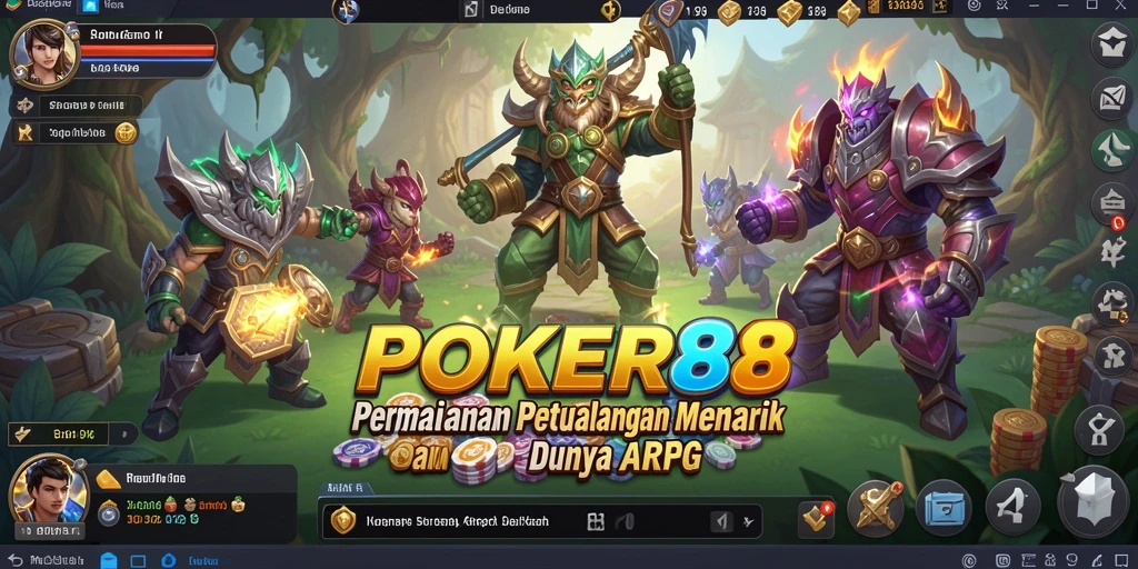 Tampilan aksion seru dalam gameplay POKER88 yang penuh tantangan.