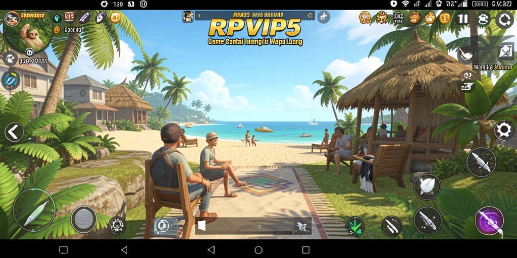 Screenshot gameplay RPVIP5 yang menggambarkan keseruan saat bermain.