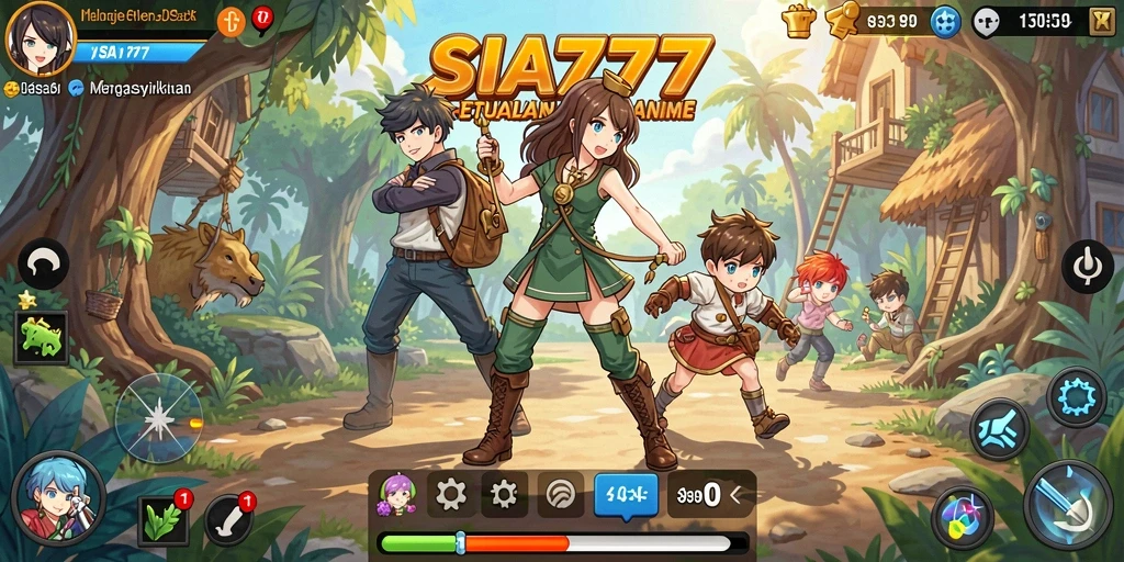 Tampilan gameplay yang menakjubkan dan penuh aksi dari SIA777.