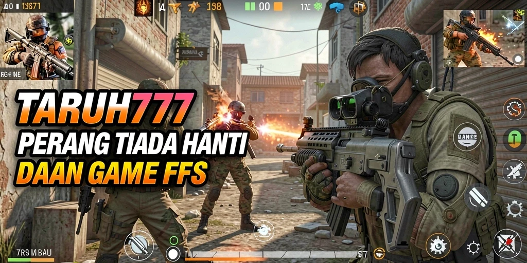TARUH777: Momen seru dalam aksi FPS nyata.