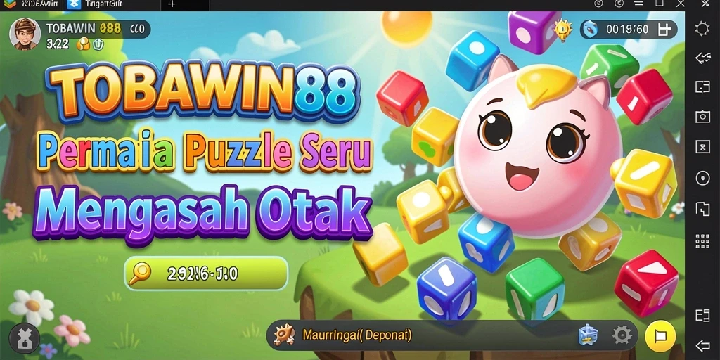 Tampilan gameplay TOBAWIN88 dengan berbagai tantangan Puzzle yang menarik.