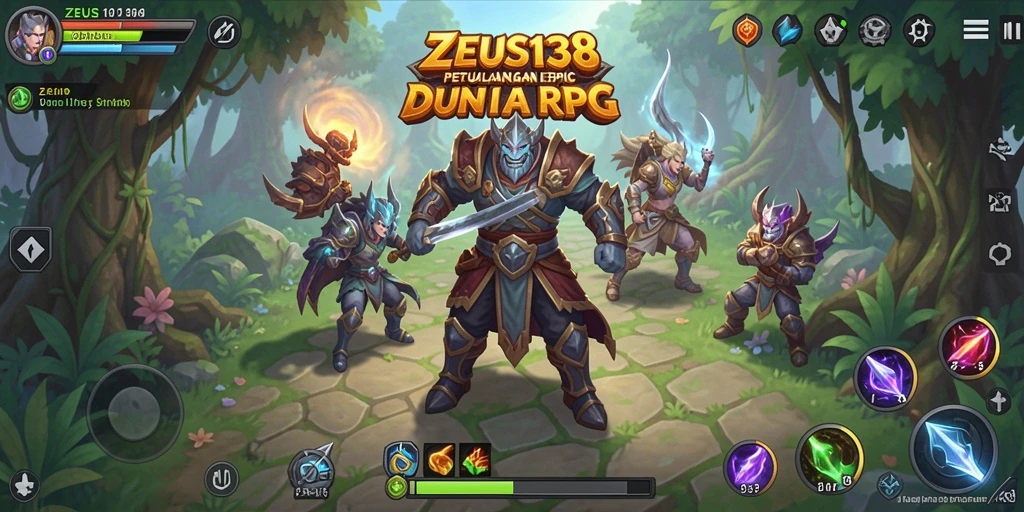 Tampilan gameplay seru dari ZEUS138 di dunia RPG.