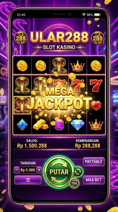 Ular288 menunjukkan proses unduh yang cepat dan efisien.